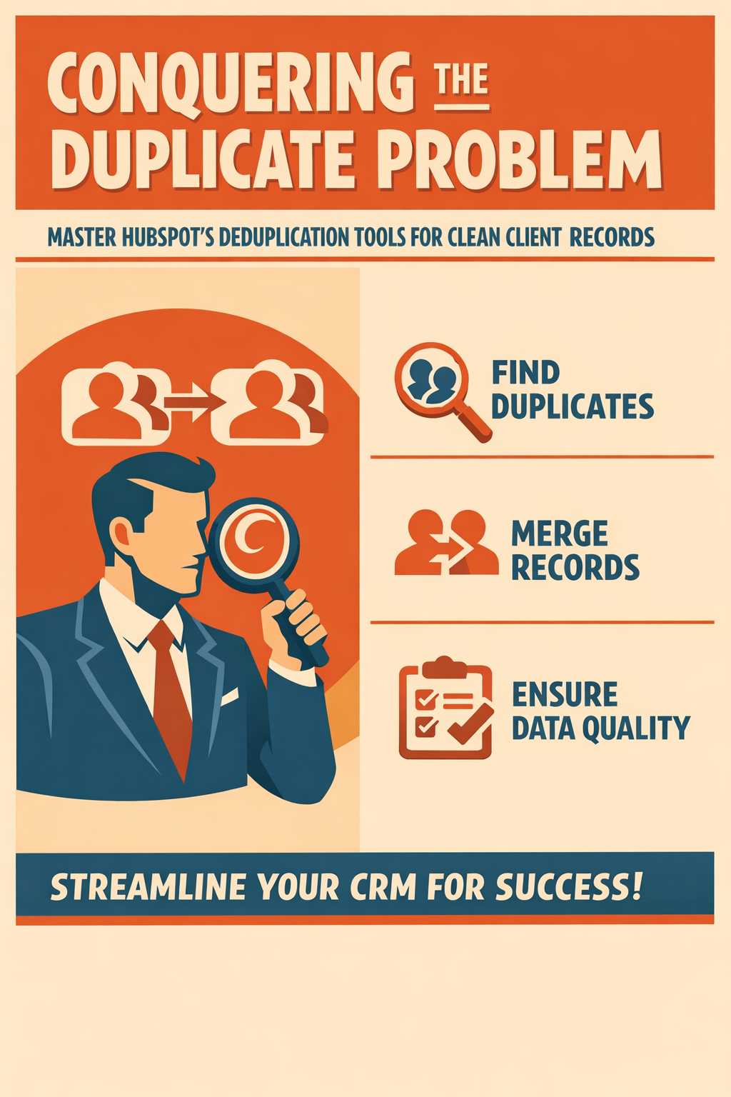 Conquering the Duplicate Problem: Master HubSpot's Deduplication Tools for Clean Client Records
