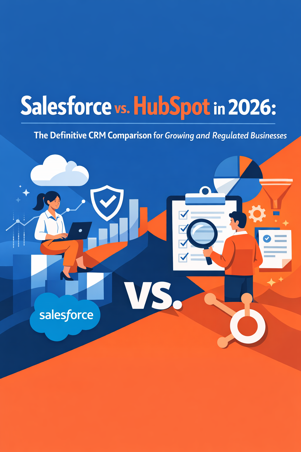 Salesforce vs. HubSpot in 2026: The Definitive CRM Comparison for Growing and Regulated Businesses